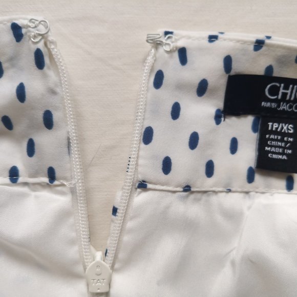 Chic by Jacob White Polka Dot Maxi Skirt - Picture 5 of 8